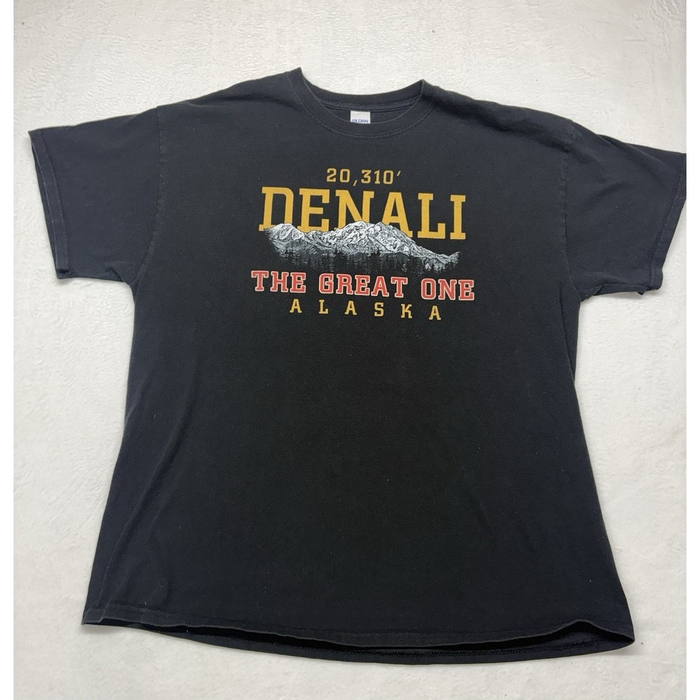 Gildan Denali Y2K Souvenir Vintage Gorpcore Tshirt, XL - Picture 2 of 8